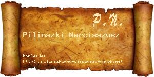 Pilinszki Narcisszusz névjegykártya